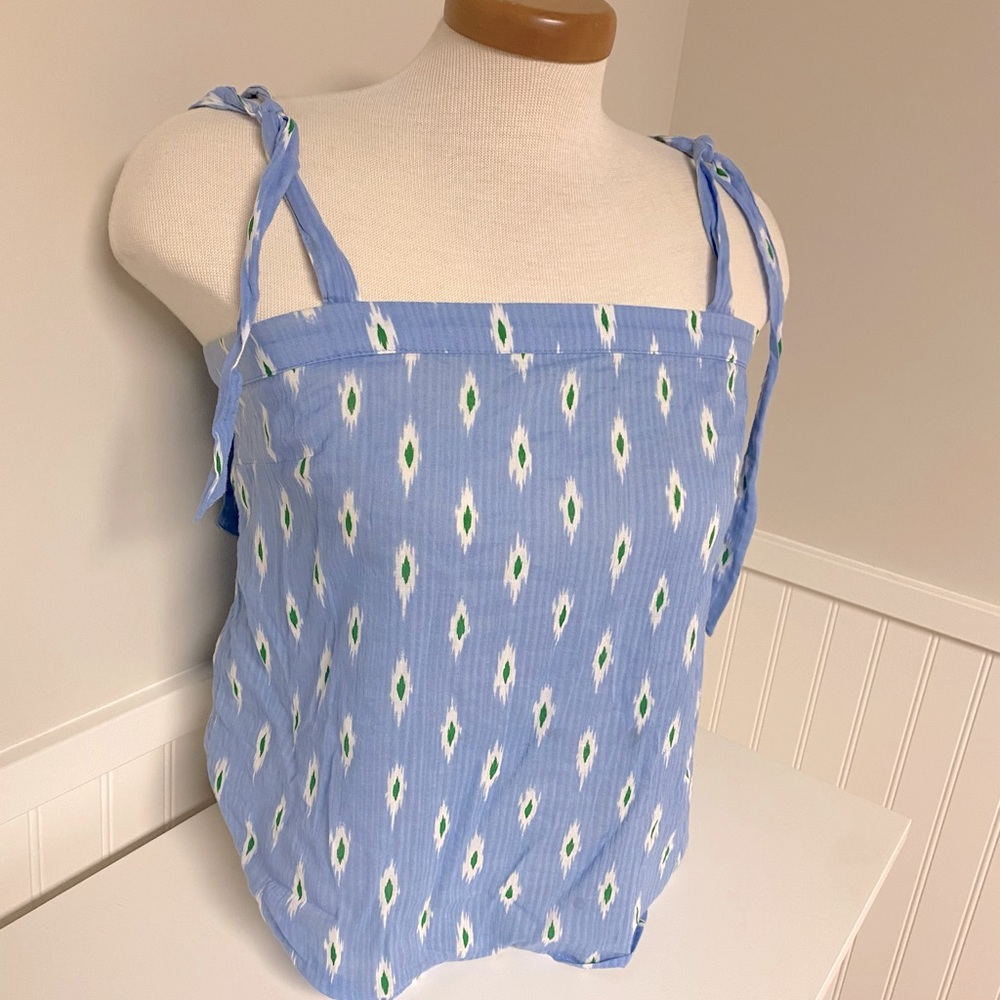 J.Crew Shoulder Tie Tank
